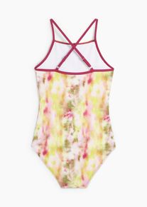 bonprix Bañador de niña, verde, 176/182