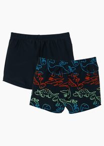 bonprix Bañador (2 unidades), negro, 140/146