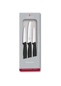 Victorinox Swiss Classic Gemüsemesser-Set, 3-teilig schwarz