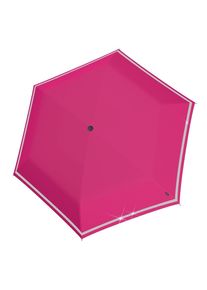 Knirps Heren Paraplu 'Rookie' grijs / pitaja roze One Size