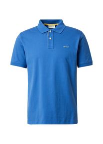 Gant Heren Shirt royal blue/koningsblauw / geel L