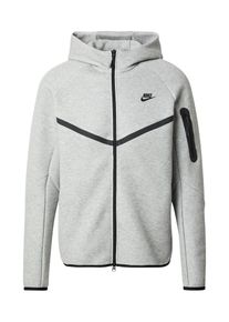 Nike Sportswear Heren Sweatvest 'Tech Fleece' donkergrijs / grijs gemêleerd / zwart XS