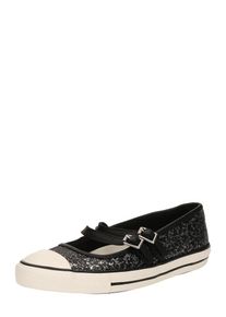 Converse Balerinka z rzemykiem dla kobiet czarny / srebrny / biały Rozmiar 36,5