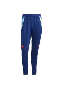adidas Performance Heren Sportbroek 'France Travel Z.N.E.' lichtblauw / donkerblauw / oranje / wit XXS