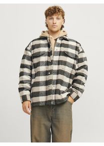 Jack & Jones JACK & JONES Heren Tussenjas beige / zwart / wit L