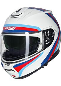 Nolan N100-6 Assoluto 347, flip up helmet , color: White/Red/Blue/Light Blue , size: S