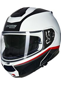 Nolan N100-6 Incognito 344, flip up helmet , color: White/Black/Red/Dark Grey , size: S