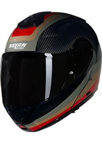 Nolan X-1005 Ultra Carbon Gran Tour 347, flip up helmet , color: Black/Beige/Red , size: XL