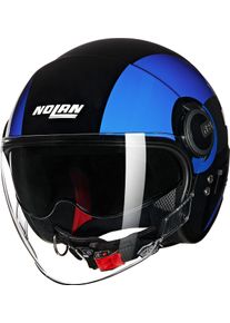 Nolan N21 Visor Bicromo 351, integraalhelm , kleur: zwart/donkerblauw/blauw , maat: S