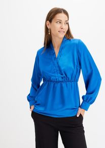 Tunica di satin - Blu - Taglia 54 - bonprix