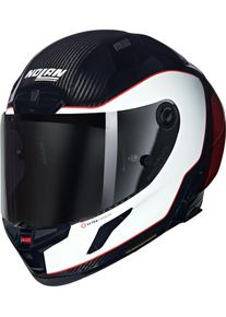Nolan X-804 RS Ultra Carbon Asso Di Picche 343, full face helmet , color: Black/White/Red , size: XXL