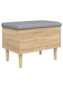 MAISONCHIC - Banc de rangement- Coffre de rangement chêne sonoma 62x42x46 cm bois d'ingénierie pwfn91439 Maison Chic