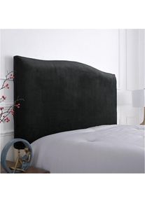 Cyslmuk - Housse de tête de lit élastique pour tête de lit -150 cm-pour tête de lit 140-170 cm,noir