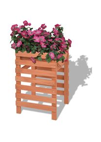 Design In - Jardinière Pot de Fleurs 38 x 36 x 60 cm bois CVW36366