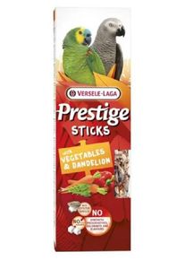 Versele Laga Prestige Sticks Parrots - tyčiky pre veľké papagáje so zeleninou a púpavou 2ks, 140g