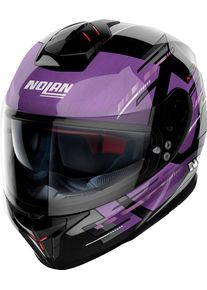 Nolan N80-8 Meteor N-Com, integraalhelm , kleur: zwart/lila , maat: XS