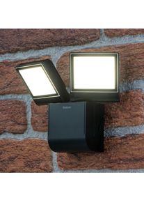 Theben LED-Außenwandleuchte theLeda S17-100L, schwarz, 2-flg