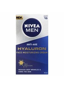 Nivea - Nivea MEN Hydrata?n&yacute; ple?ov&yacute; kr&eacute;m proti vr&aacute;skam Hyaluron Pleť 50 ml unisex