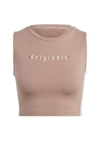 adidas originals Kvinnor Topp ljusbrun / svart / vit Storlek XXXL/4XL