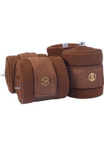 PS of Sweden Bandages Polos Velvet Monogram FW24, Fleece Bandages, Pack of 4