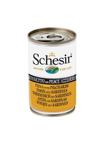 Schesir Naturel 24x140g Tonijn met sardines 8x140 g