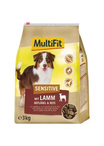 MultiFit Sensitive met lamsvlees, gevogelte en rijst 3 kg