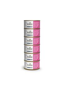 Schesir Multipack 6 x 85 g met kip en ham