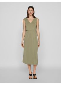 Vila Maxikleid »VIMODALA V-NECK S/L MIDI DRESS - NOOS«