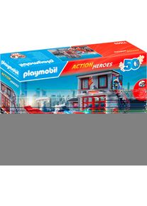 Playmobil® Konstruktions-Spielset »Feuerwehr-Megaset (71603), Action Heroes, 50 Jahre«, (185 St.)