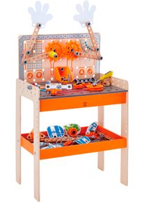 HAPE Spielwerkbank »Junior Inventor Tüftler Werkbank«, (79 tlg.), mit Licht