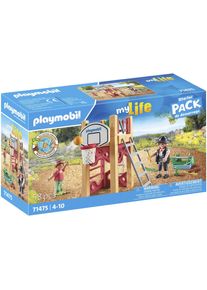 Playmobil® Konstruktions-Spielset »Zimmerin on tour (71475), My City Life«, (58 St.), Spielturm, teilweise aus recyceltem Material; Made in Europe