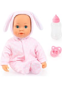 BAYER Babypuppe »Anna First Words Baby, 38 cm rosa«, (3 tlg.)