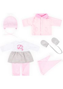 BAYER Puppenkleidung »Kleid/Hose rosa«, (Set, 6 tlg.)