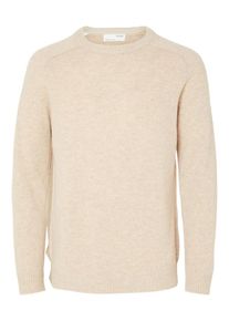 Selected Homme Heren Trui 'Coban' beige S