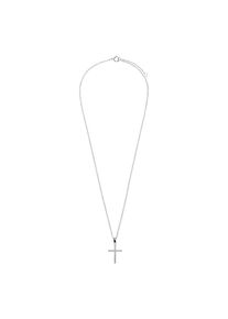 Lucardi Kette 'Basic' Damen silber / transparent Größe 45