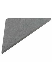 SAPHO AE200-4033 Abeline rockstone sarokpolc, 20 x 20 cm, concrete