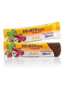 Sanct Bernhard Sport Bio-Aktiv-Riegel Cranberry - 40 g