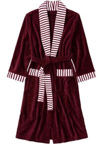 Frotté badjas van katoen - rood - maat 36/38 (S) - badstof - bonprix