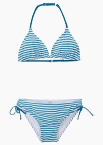 Meisjes bikini met gerecycled polyamide (2-dlg. set) - petrol - maat 176/182 - bonprix