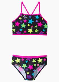 Meisjes bikini met gerecycled polyamide (2-dlg. set) - zwart - maat 140/146 - bonprix