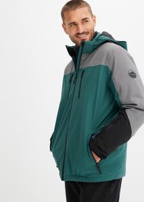 Ski-jas met sneeuwvanger waterdicht - groen - maat 52 - bonprix