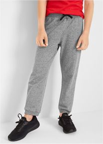 Sweatpants van puur katoen (set van 2) - zwart - maat 128 - 100% katoen,viscose - bonprix