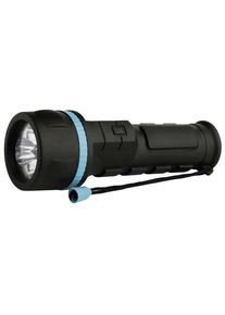 EMOS 1440032400 LED Taschenlampe, 20 lm, 2× D, schwarz-blau