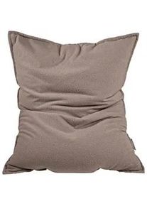 Xxxl Sitzsack , Taupe , Textil , Uni , 300 l , Füllung: Polystyrol , 125x20x155 cm , Reißverschluss , Wohnzimmer, Sessel, Sitzsäcke