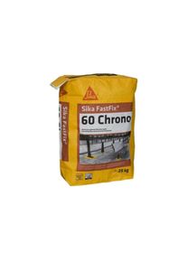 Sika - Mortier scellement mobilier urbain et aménagement extérieur FastFix 60 Chrono - Gris - 25kg - Gris