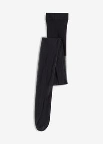 Strumpfhose 20den mit Glitzerstreifen hinten - schwarz - Größe 40/42 (M) - bonprix