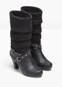 Stiefel, schwarz, Größe 42, bonprix