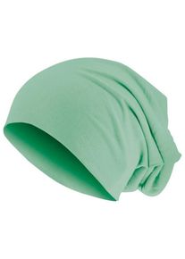 MSTRDS Mütze Damen grün Größe One Size Unifarben