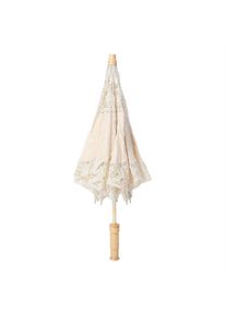 Fait à la Main en Dentelle Fleur Broderie Parasol Mariage mariée Photographie Parapluie Beige l - Dewin