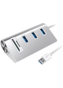 Station d'accueil USB3.0 répartiteur HUB un à trois lecteur de carte SD/TF Hub